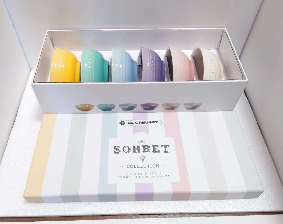 【新品】ル・クルーゼ　ソルベ　ミニボールセット