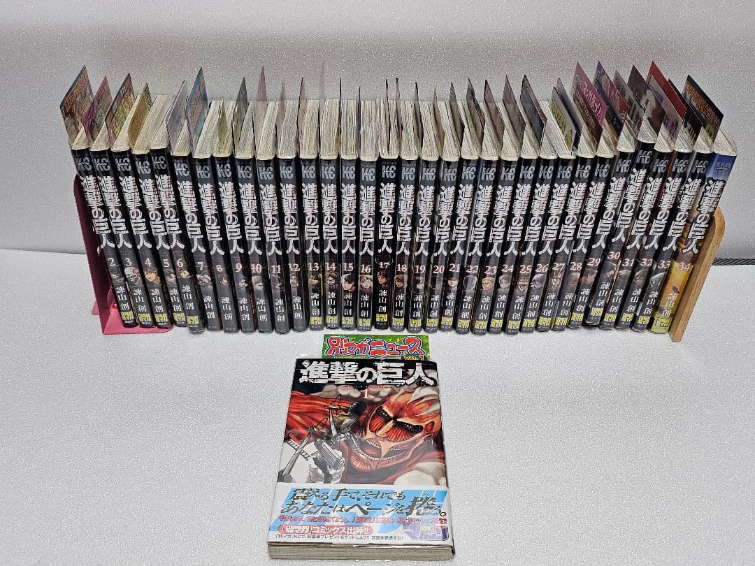 進撃の巨人　全巻初版　チラシ完備！