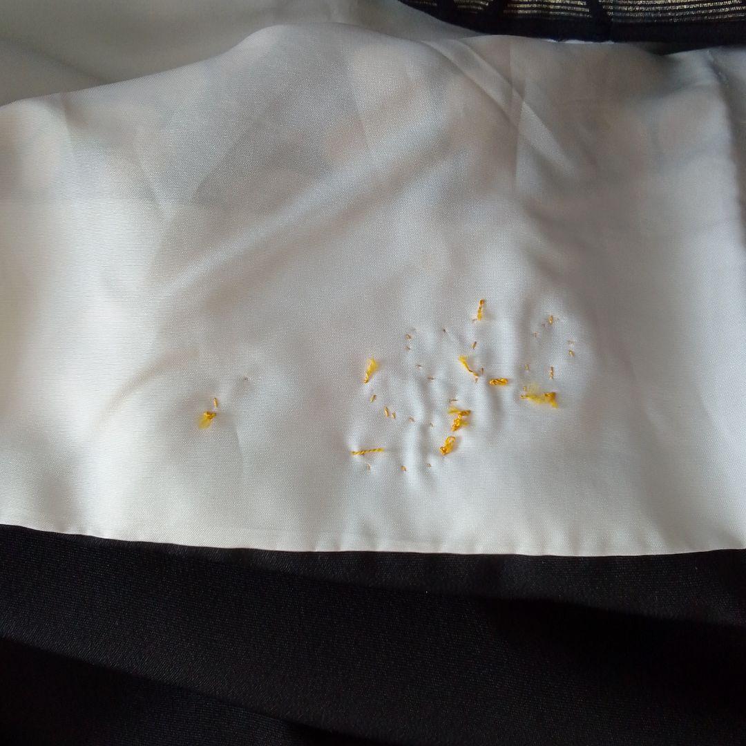 着物リメイクワンピース 留袖ドレス萩と菊 落款あり作家物