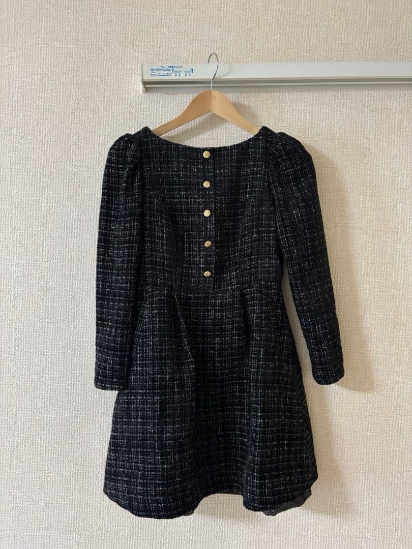 Herlipto Mondrian Tweed Mini Dress Sサイズ