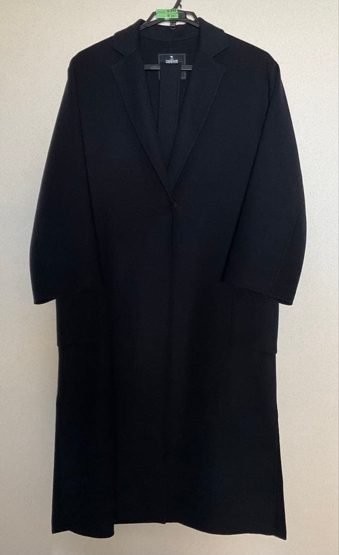 ご予約品/SLOBE IENA/HAMILTONダブルフェイスウールロングコート