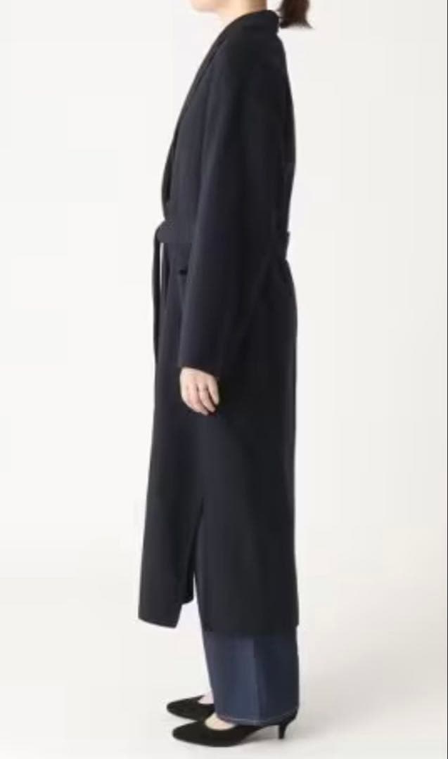 ご予約品/SLOBE IENA/HAMILTONダブルフェイスウールロングコート