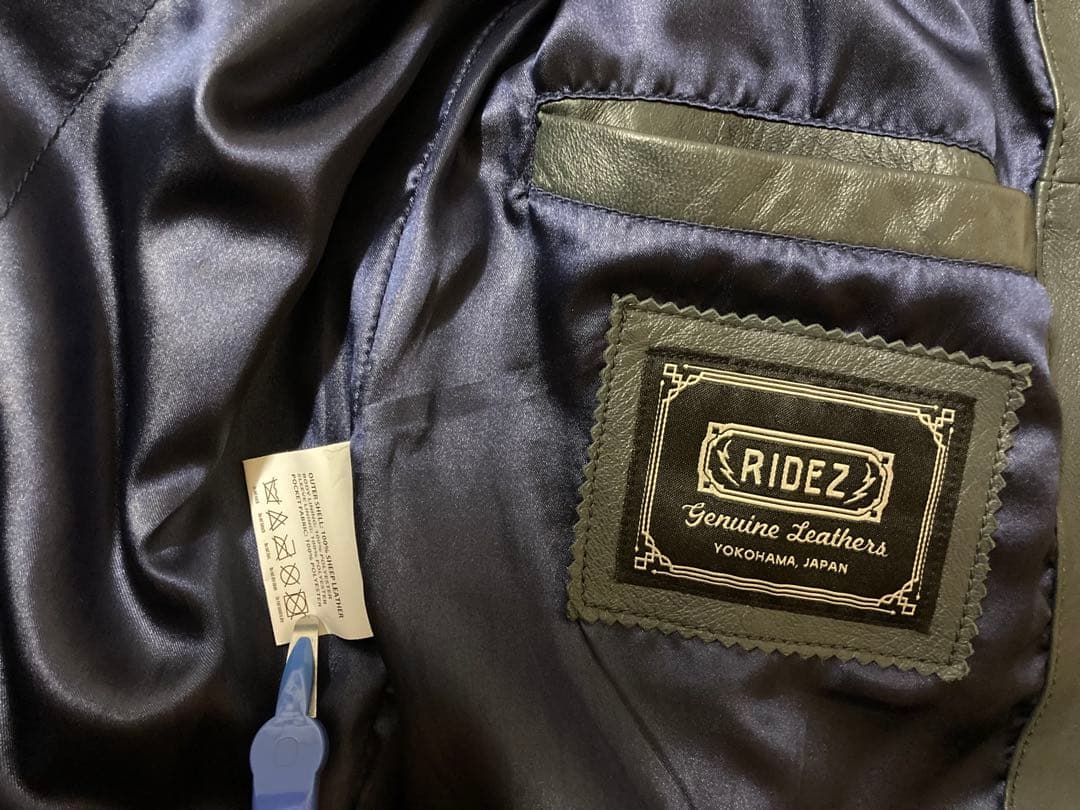 【RIDEZ】（最終処分価格）レザージャケット（Mサイズ）