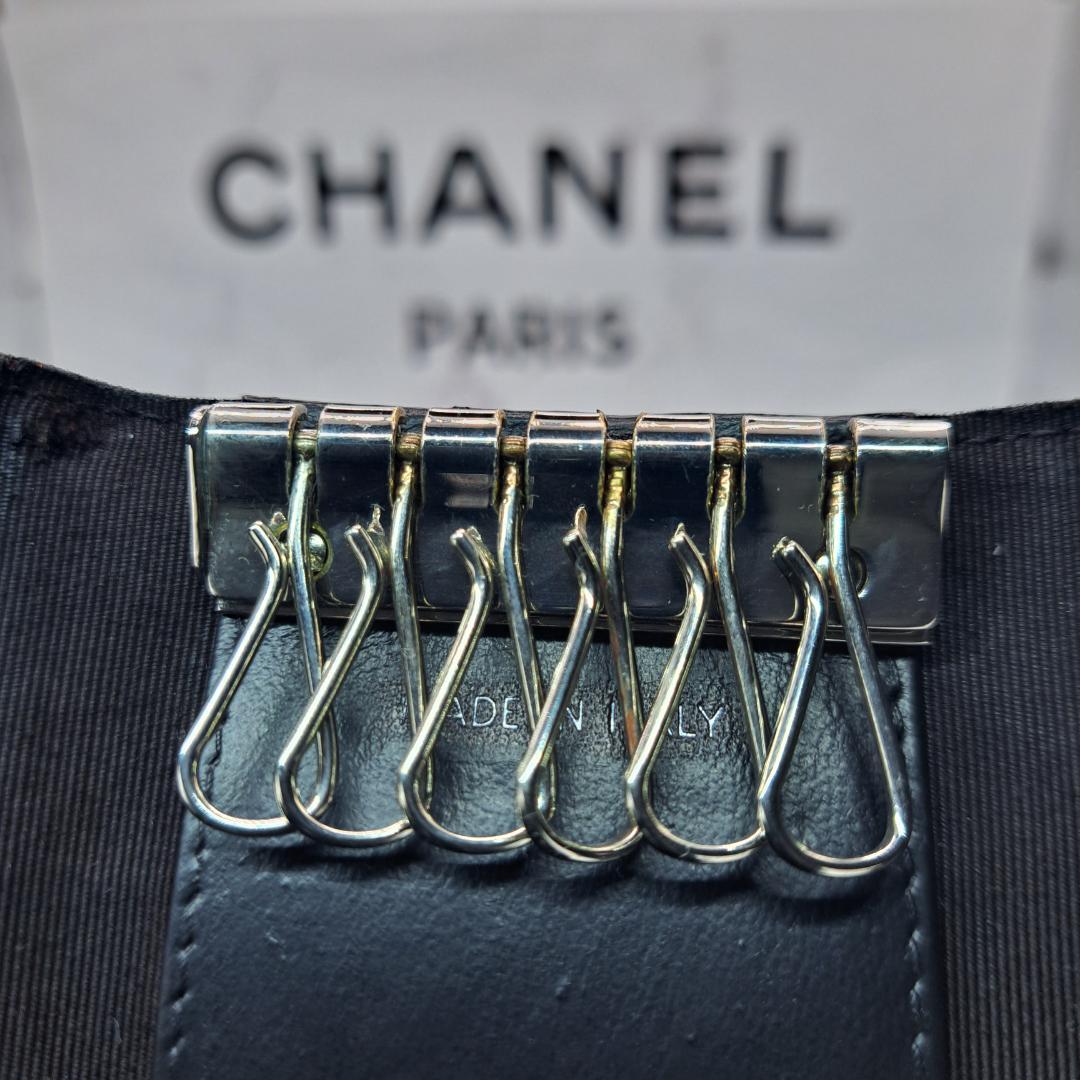 の*ん様 CHANEL　マトラッセ　キーケース　ブラック