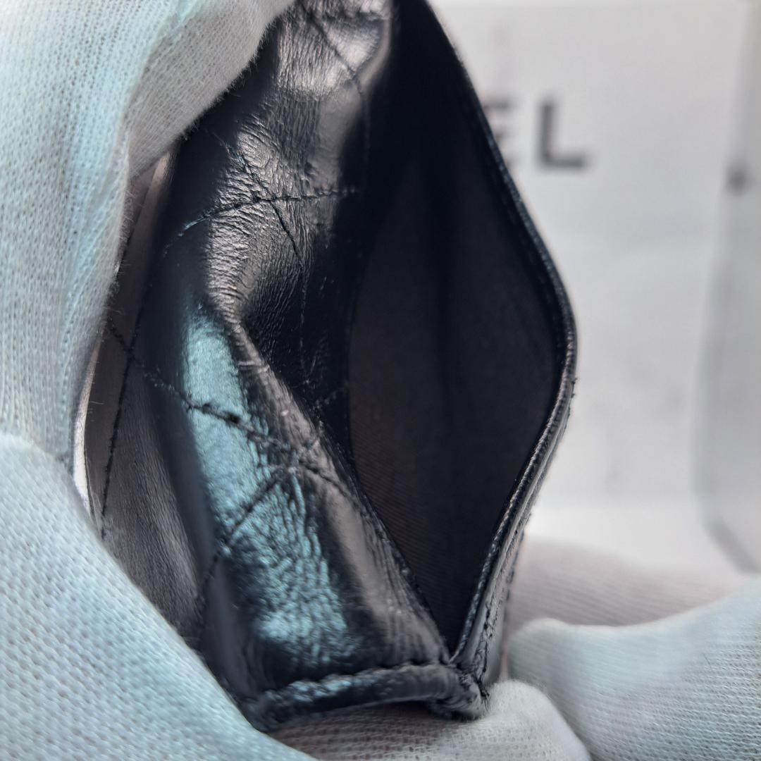 の*ん様 CHANEL　マトラッセ　キーケース　ブラック