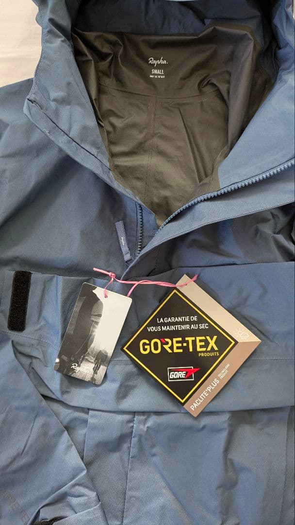 ラファ メンズ GORE-TEX フーデッド レインジャケット Sサイズ