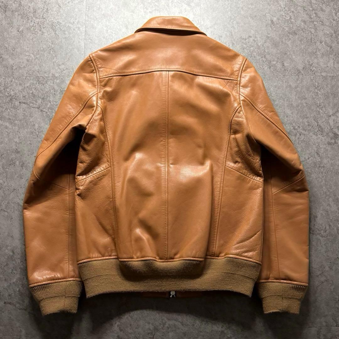 【未使用品】ABAHOUSE S A-2 フライトジャケット　ゴートスキン　短丈