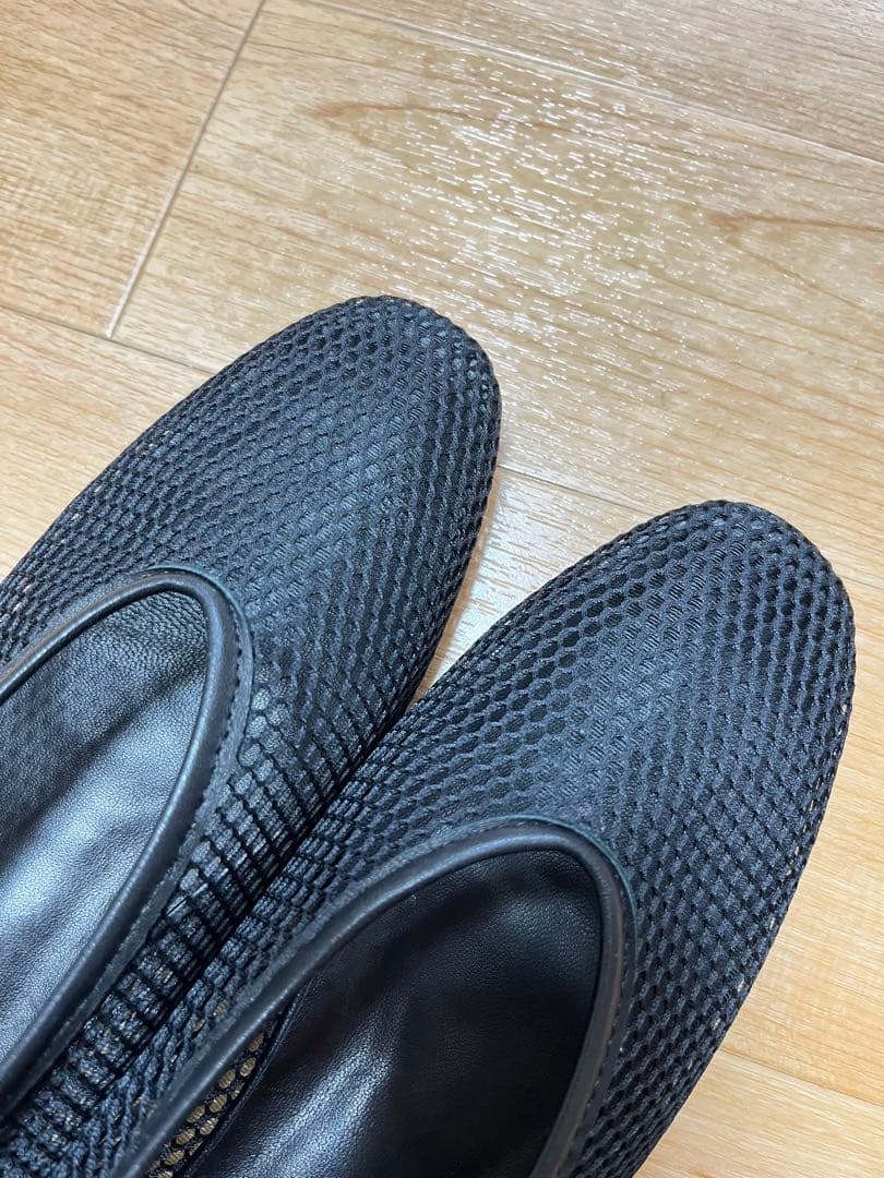 ◆値下げ◆【美品】REMME メッシュフラットシューズ サイズ38 ブラック