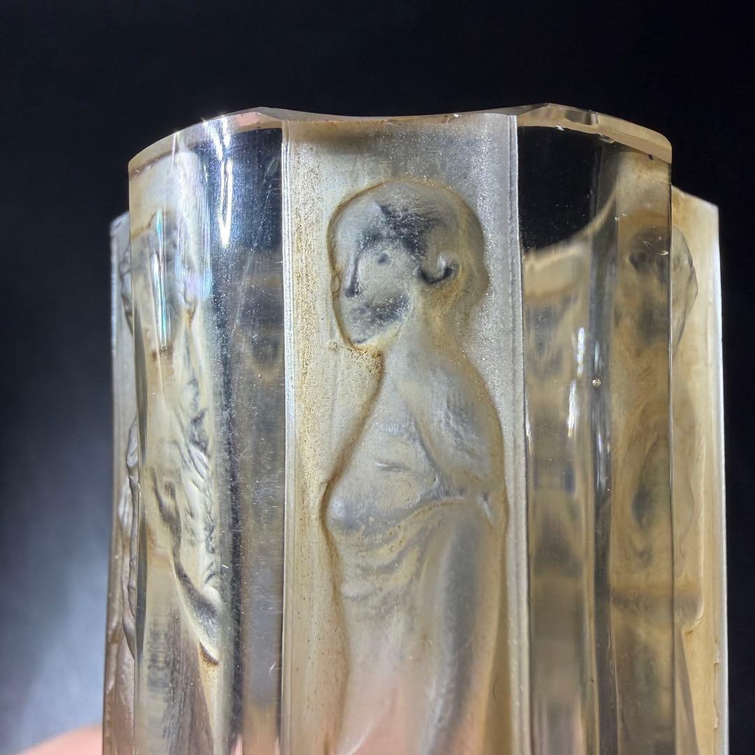 ふ*子様 ルネ・ラリック　6人の肖像 ゴブレット　ガラス　工芸品　アンティーク