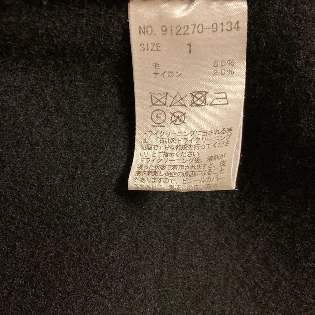 【未着用】N.O.R.C ノーク ウールリバーコート ブラック