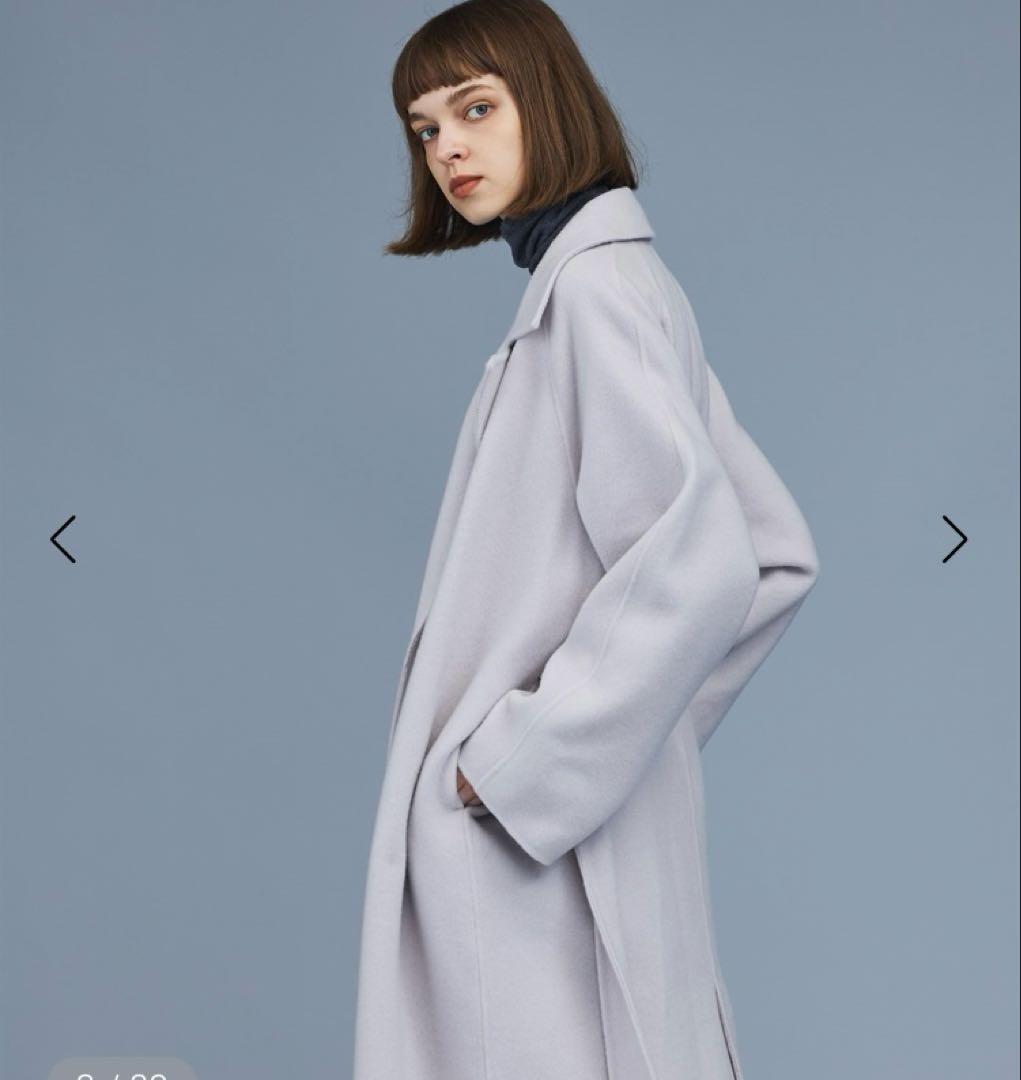 【未着用】N.O.R.C ノーク ウールリバーコート ブラック