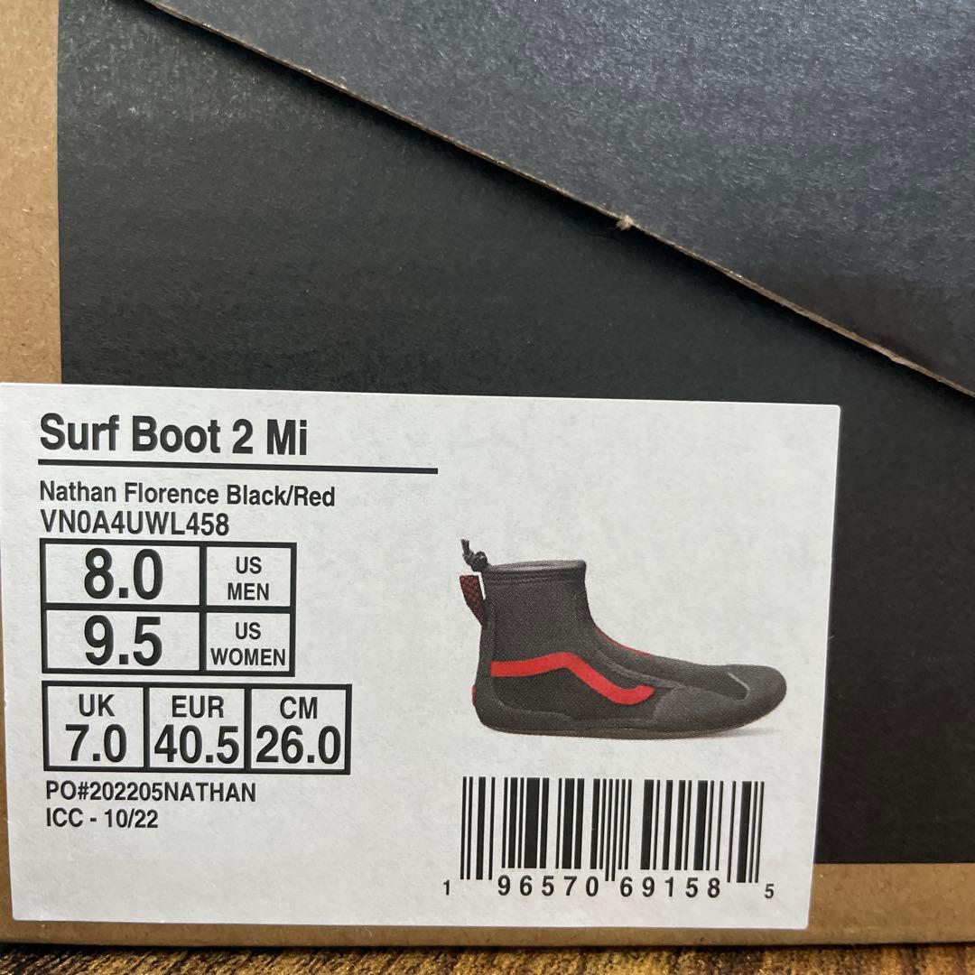 バンズ　サーフブーツ 2 ミッド　26cm　ネイサンフローレンス　ブラック