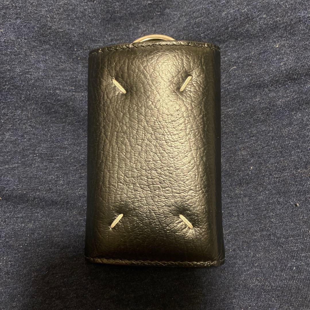 【美品】Maison Margiela ブラック レザー キーケース