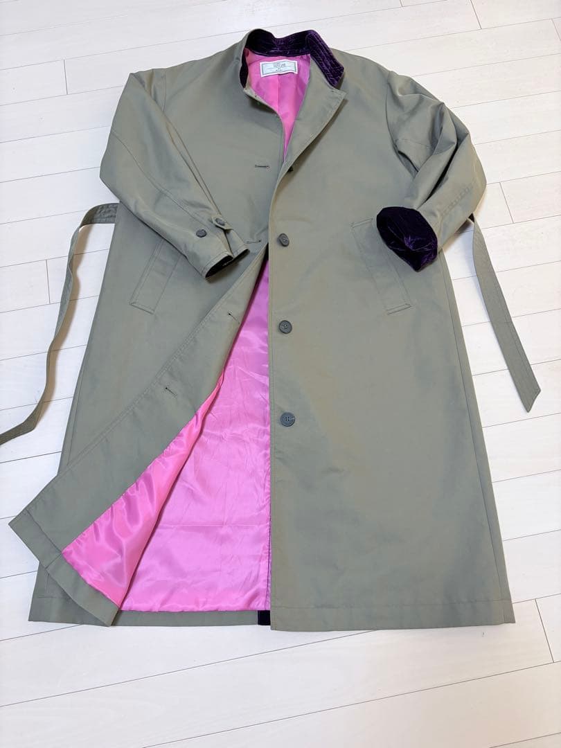 THOMASMAGPIE カーキ色トレンチコート ベルト付き