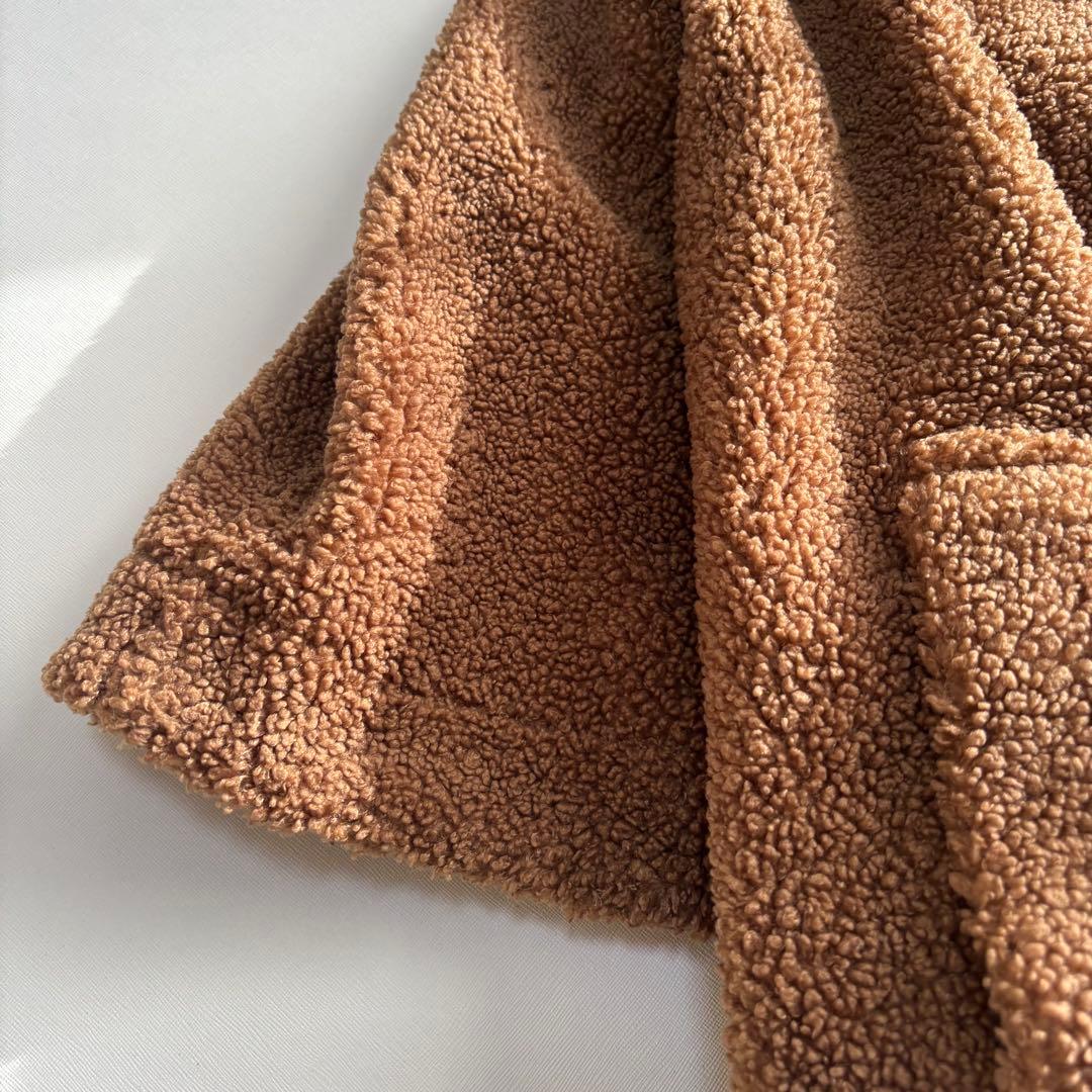 FRAMeWORK ボアポンチョ　ボアコート　キャメル