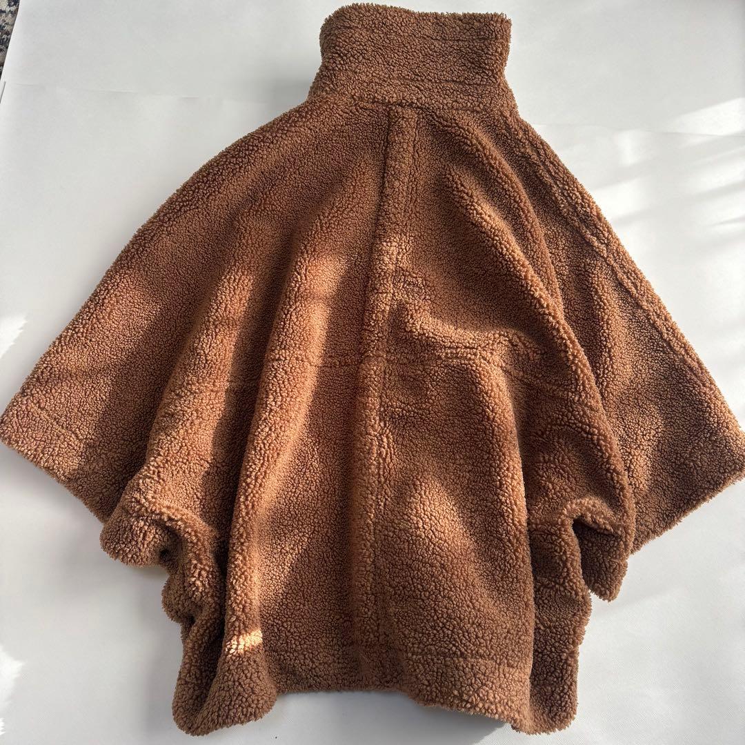 FRAMeWORK ボアポンチョ　ボアコート　キャメル