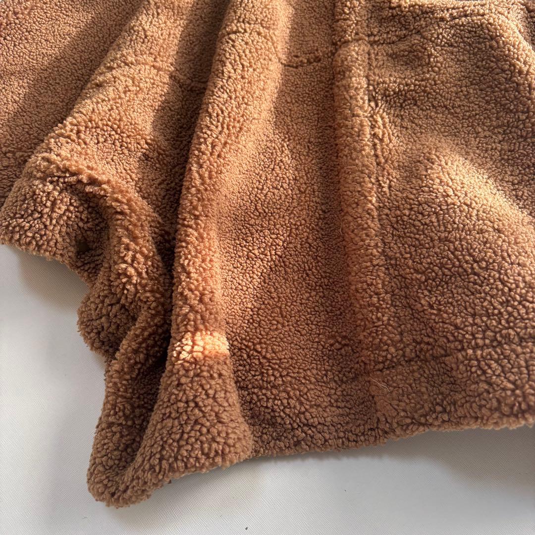 FRAMeWORK ボアポンチョ　ボアコート　キャメル