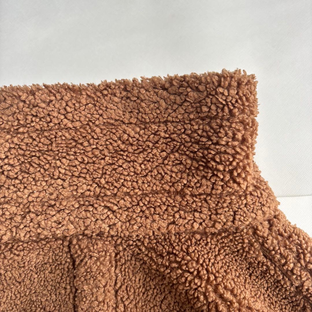 FRAMeWORK ボアポンチョ　ボアコート　キャメル