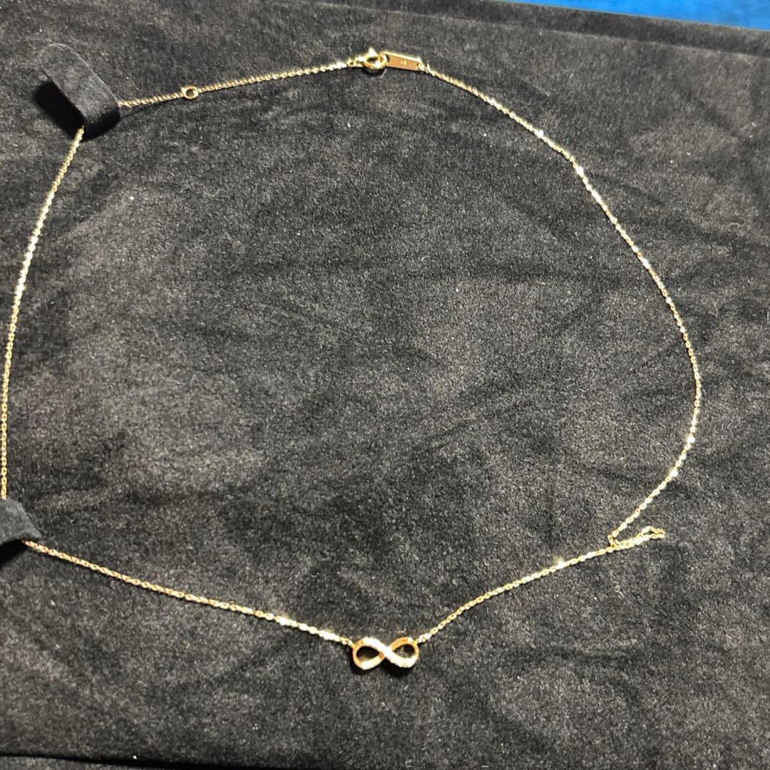カナル４℃　Ｋ１８ インフィニティネックレス
