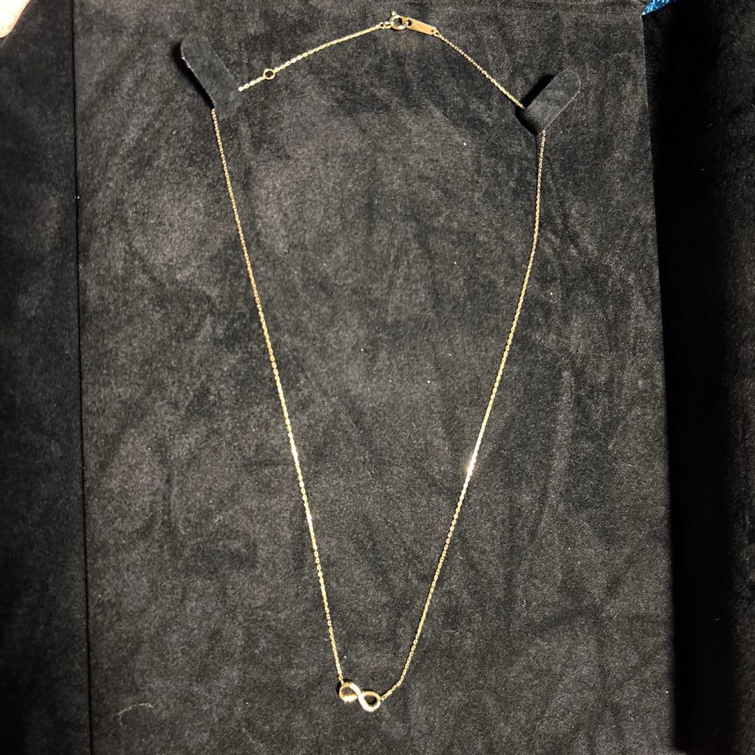 カナル４℃　Ｋ１８ インフィニティネックレス