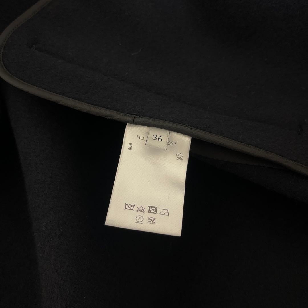 エブール　コート36 ネイビー　1回着用！