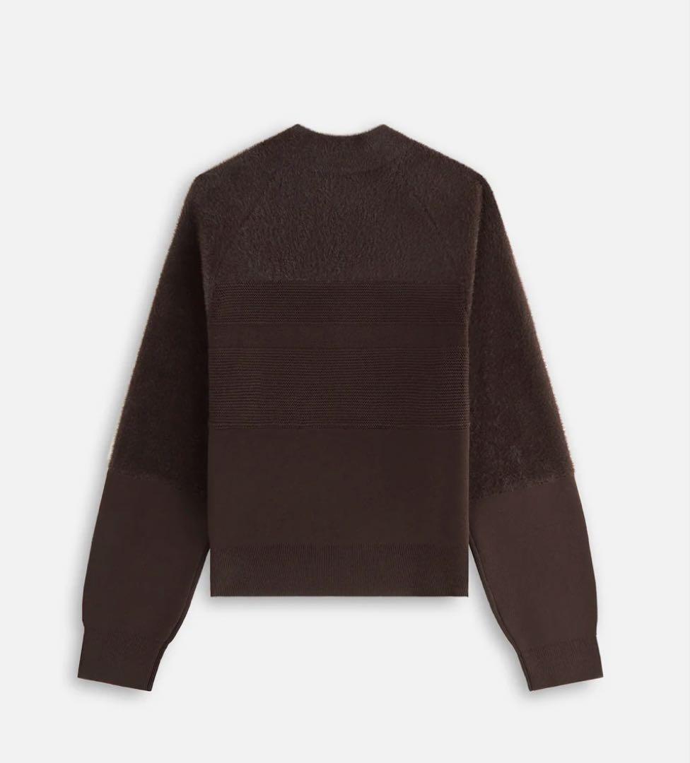 Kith レディース プレスリー ブロックド モヘア ジップ セーター