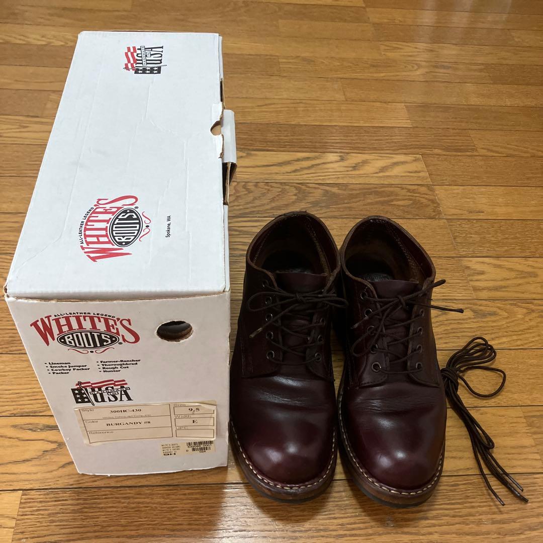 ホワイツブーツ300HC-4309.5E 靴ヒモ付
