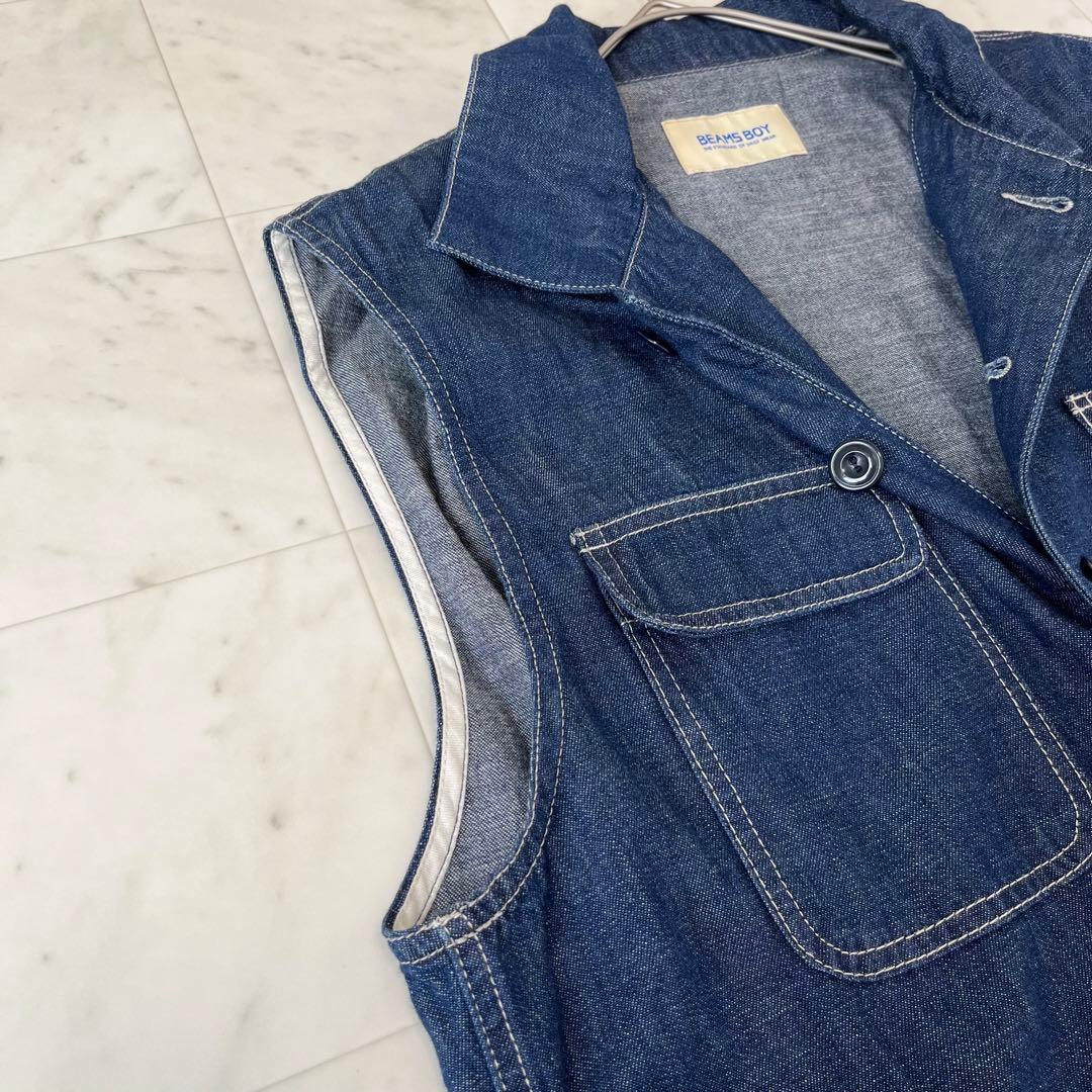 美品✨BEAMS　BOY 2024年盤 ワークノースリーブ　オールインワン