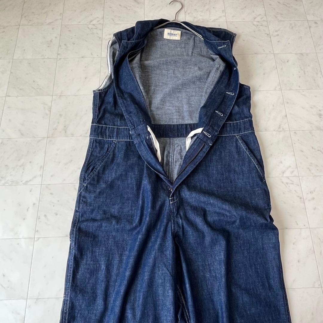 美品✨BEAMS　BOY 2024年盤 ワークノースリーブ　オールインワン