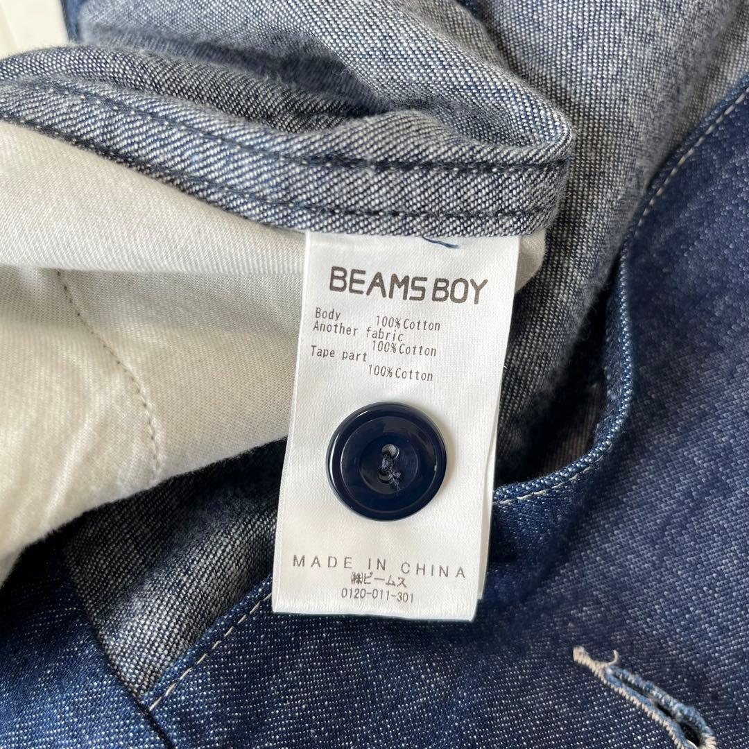 美品✨BEAMS　BOY 2024年盤 ワークノースリーブ　オールインワン