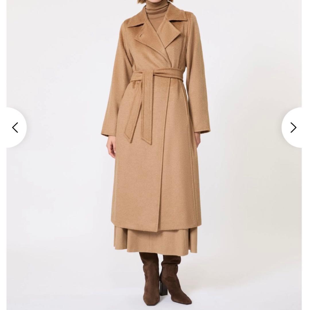 MAX MARAマックスマーラ/マニュエラ/ピュアキャメルアイコンコート 34