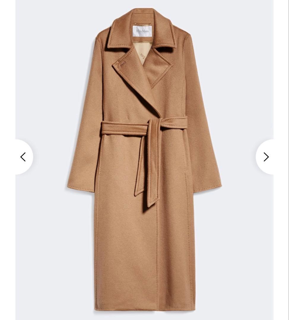 MAX MARAマックスマーラ/マニュエラ/ピュアキャメルアイコンコート 34