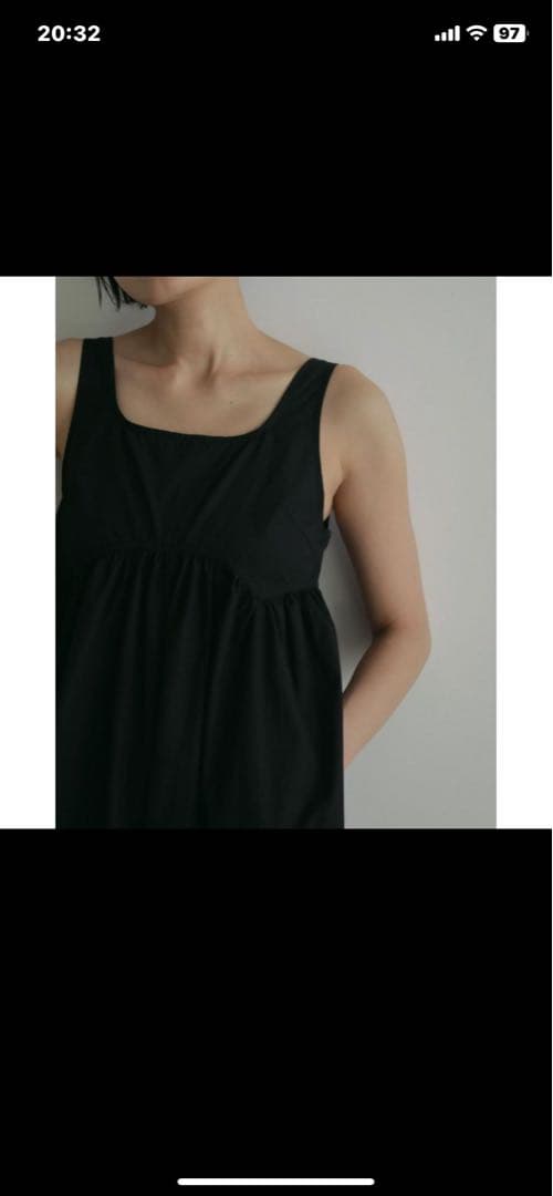 ANUKE アンヌーク Cotton Gather Combinaison