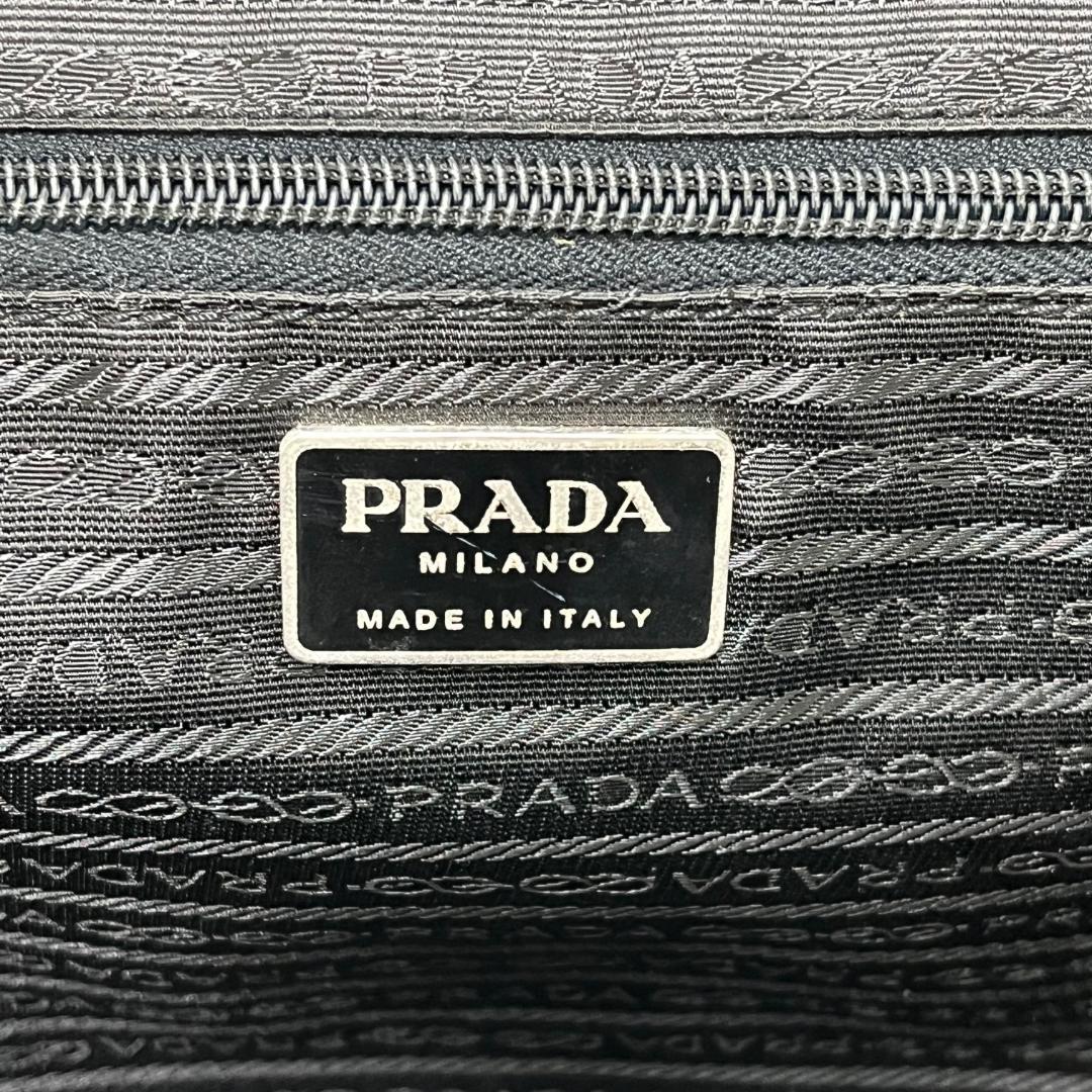 PRADA プラダ　ナイロン ショルダー　トートバッグ三角プレート　白タグあり