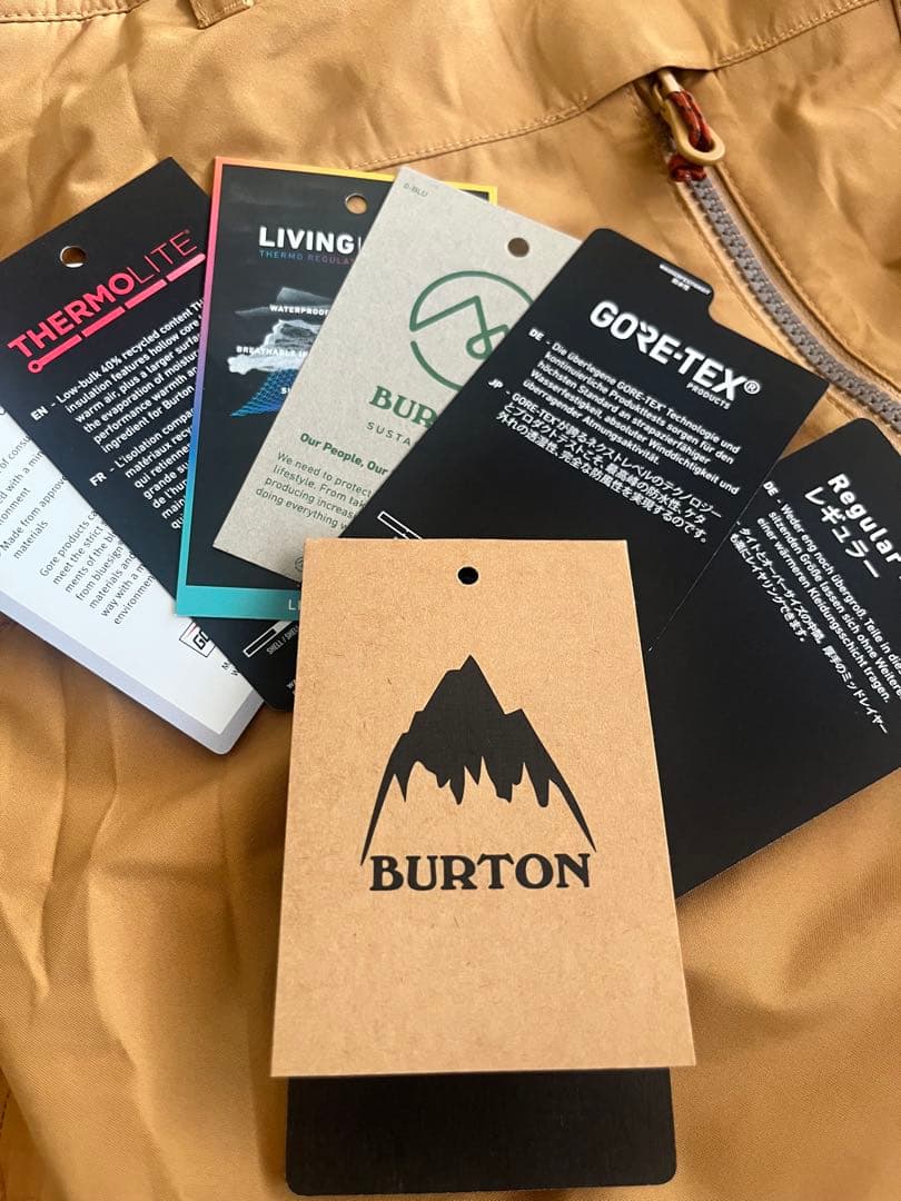 BURTON GORE-TEX スノーボード・スキーウェア パンツ Mサイズ 黄