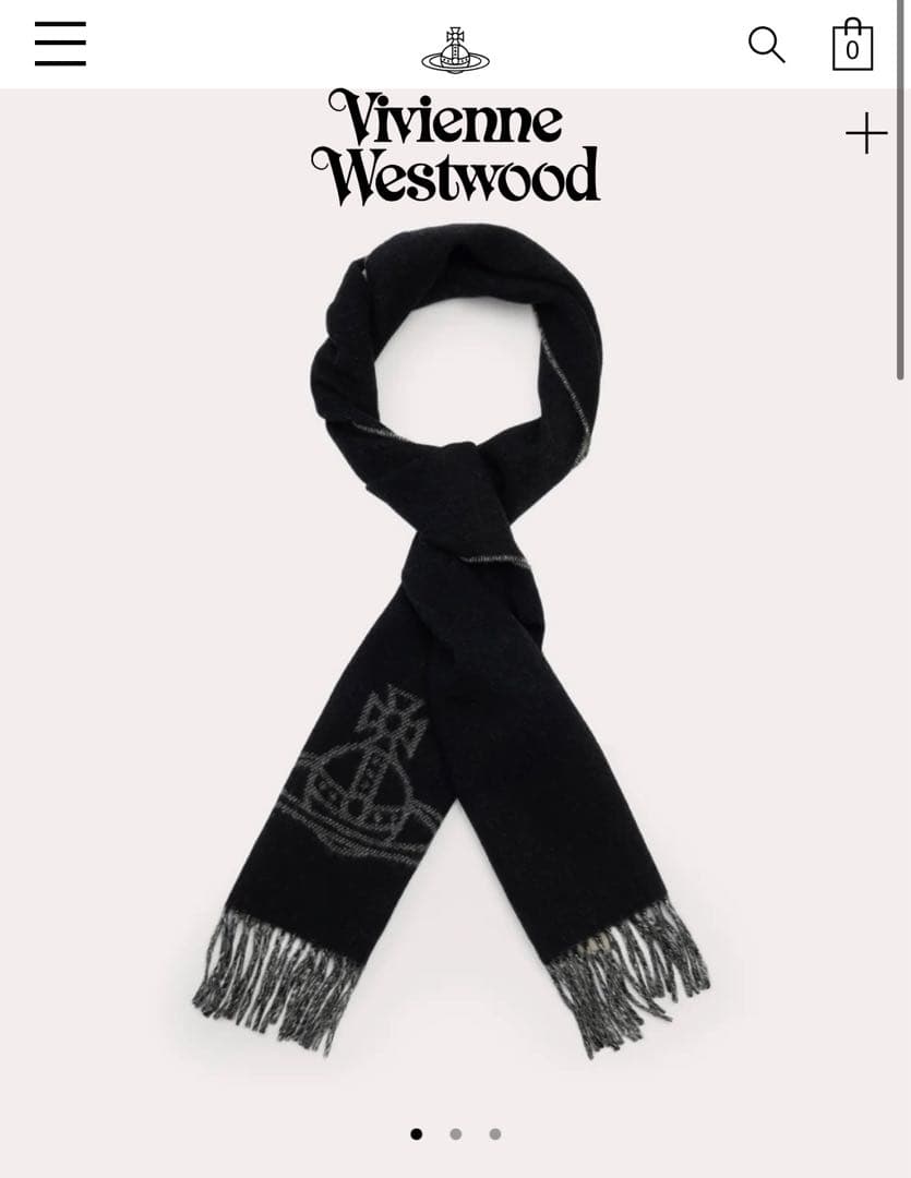 Vivienne Westwood SINGLE ORB DOUBLE マフラー