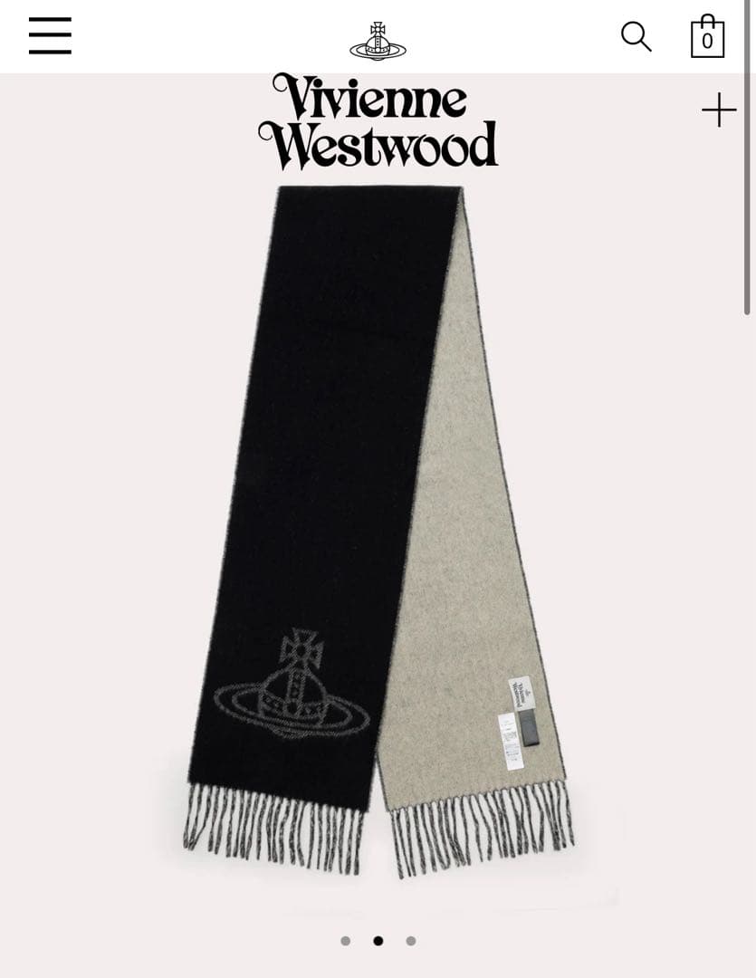 Vivienne Westwood SINGLE ORB DOUBLE マフラー