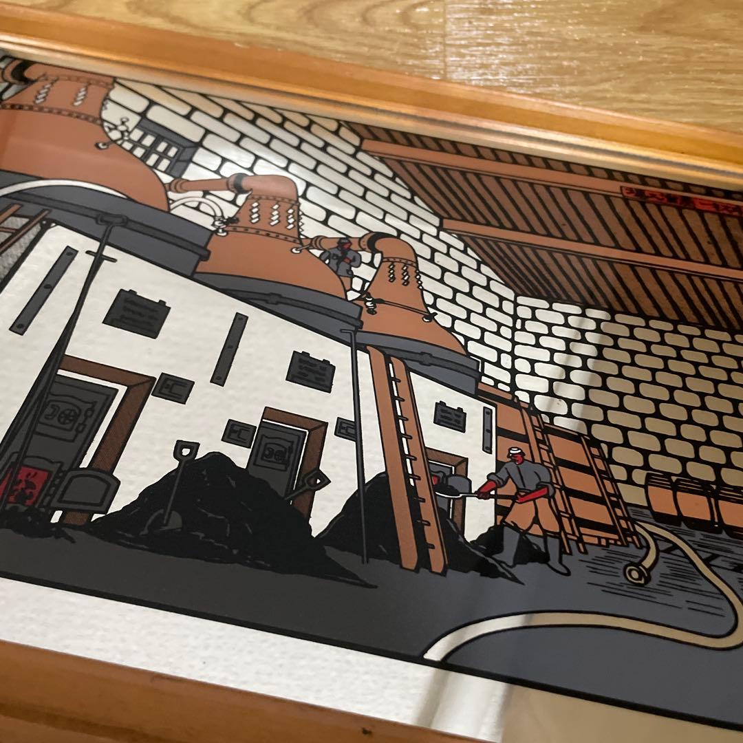 【レア・レトロ】ニッカウイスキー ニッカウヰスキー パブミラー 奥山儀八郎