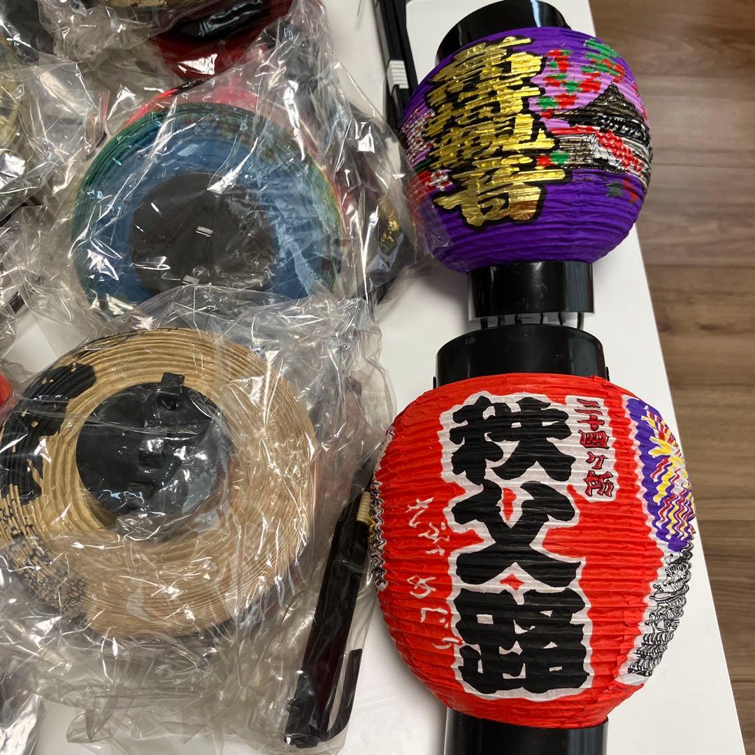 40個まとめ【ご当地提灯】中古品　※バラ売り10個単位で可