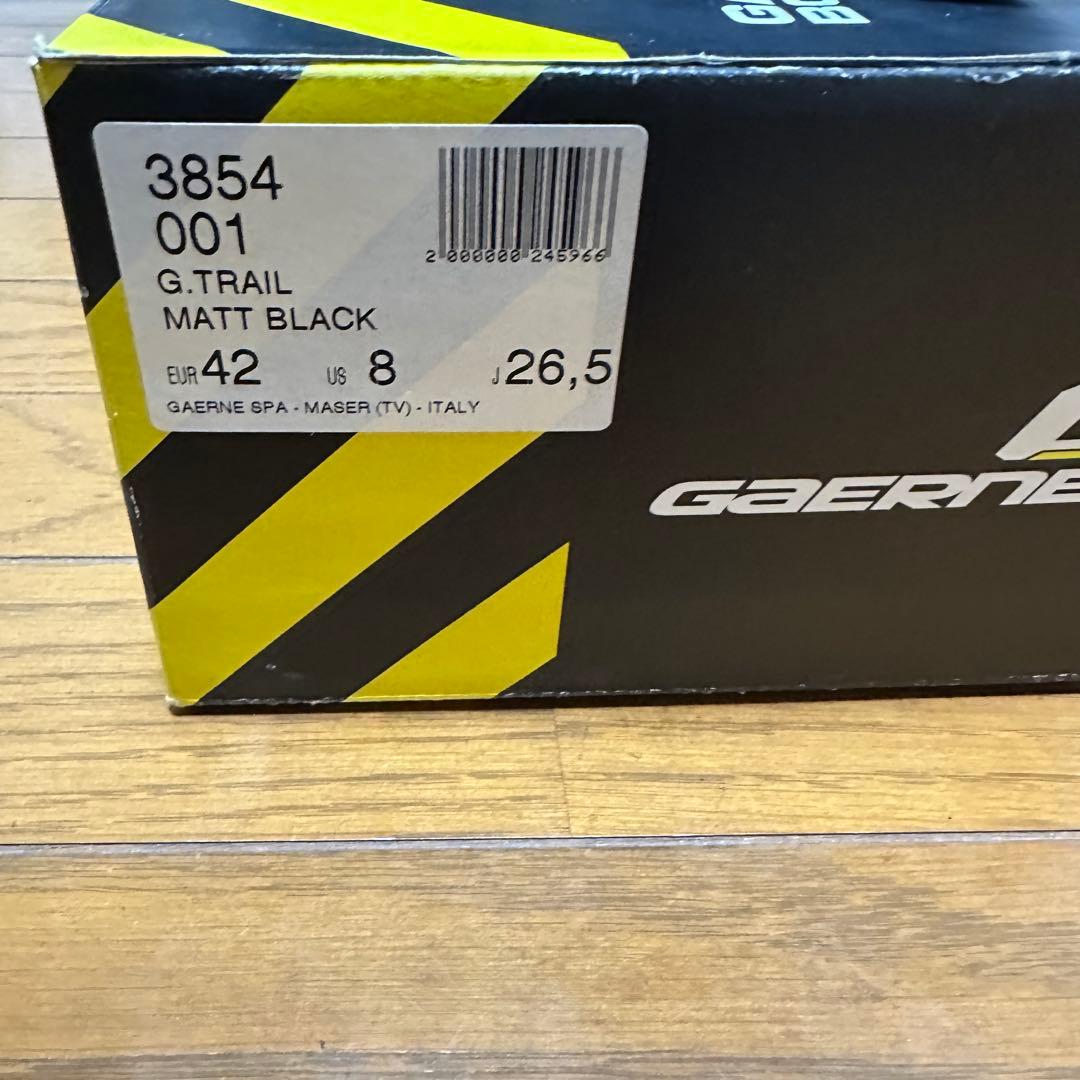 GAERNE ガエルネ G.TRAIL マットブラック EU42 26.5cm