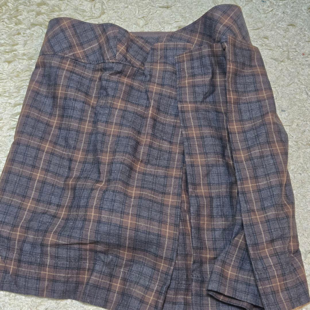 ヴィヴィアンウエストウッド　レッドレーベル　綿　チェック　スカート　サイズ2