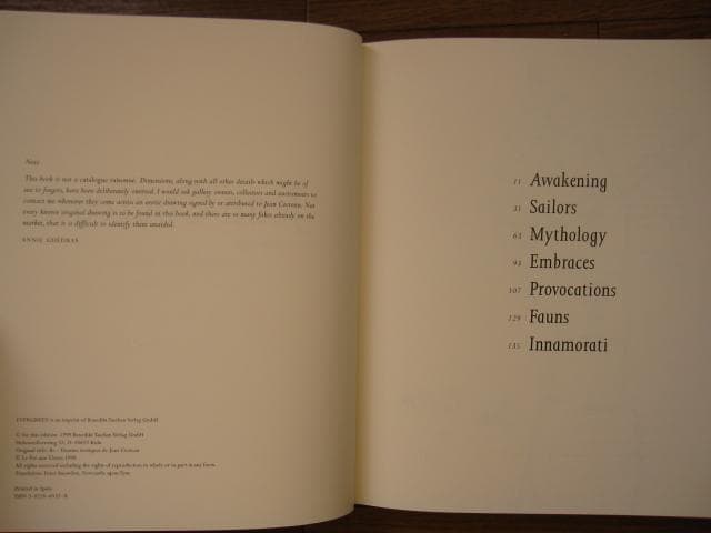 Jean Cocteau： Erotic Drawings　ジャン・コクトー