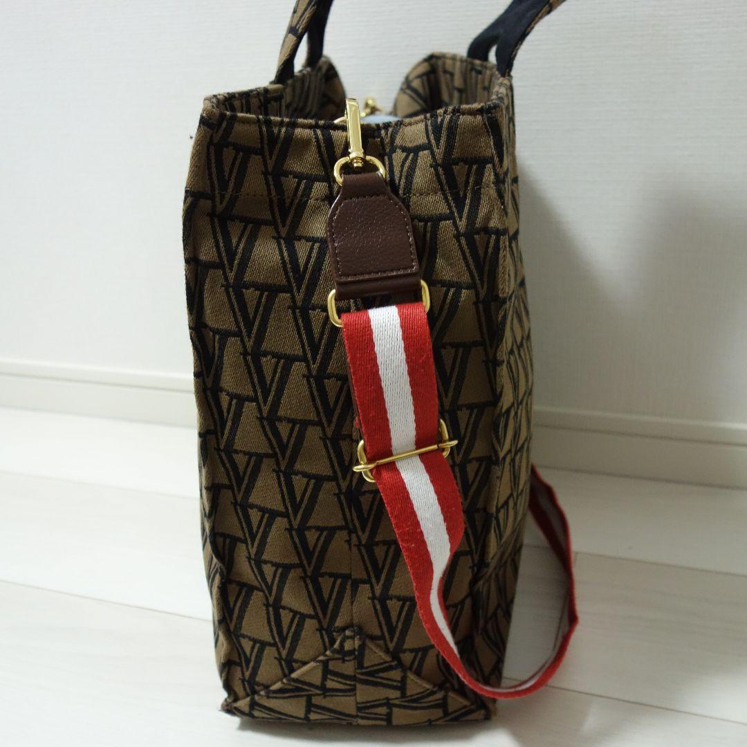 【完売品】 VERMEIL モノグラムロゴジャガードトートバッグ 2way 総柄