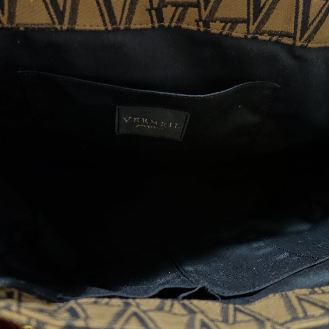 【完売品】 VERMEIL モノグラムロゴジャガードトートバッグ 2way 総柄