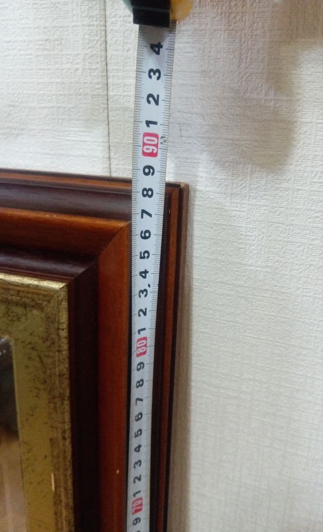 おしゃれイタリア製　アンティーク調 鏡 ミラー 置き掛け兼用