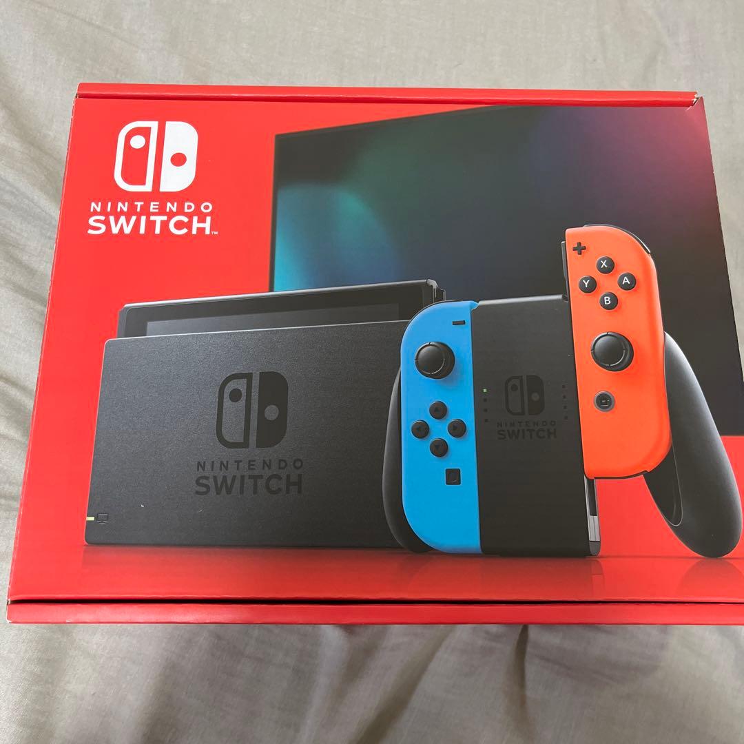 「新品・未使用」Nintendo Switch オレンジ 青 Joy-Con付き