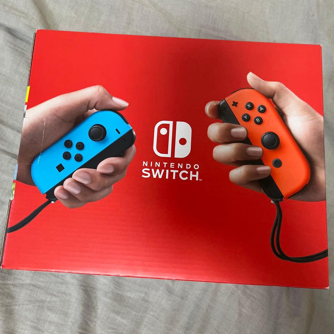 「新品・未使用」Nintendo Switch オレンジ 青 Joy-Con付き
