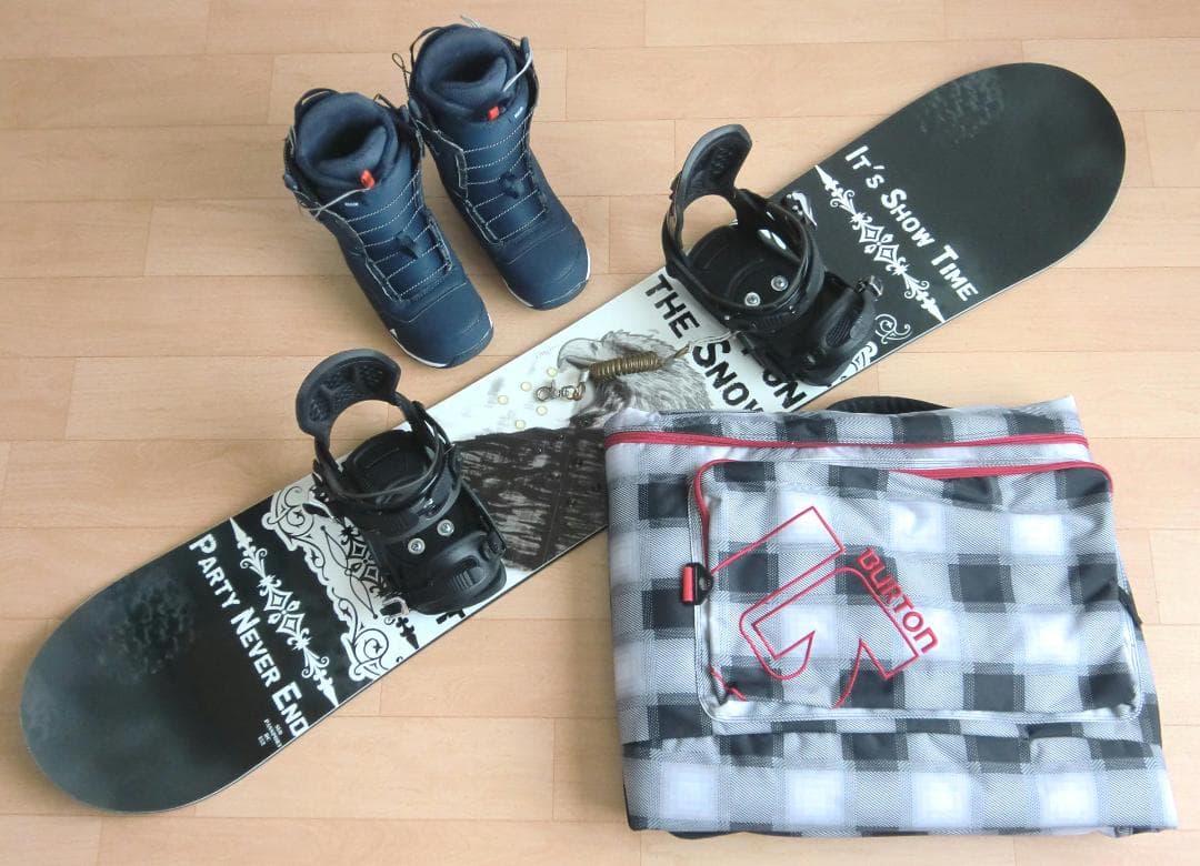 ■■1月限定■送料無料■SLQ■メンズスノボフルセット■152/26■WAX済■