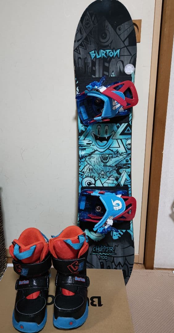 Burton 2017 キッズスノーボード、ブーツ、 バイン付き3点セット