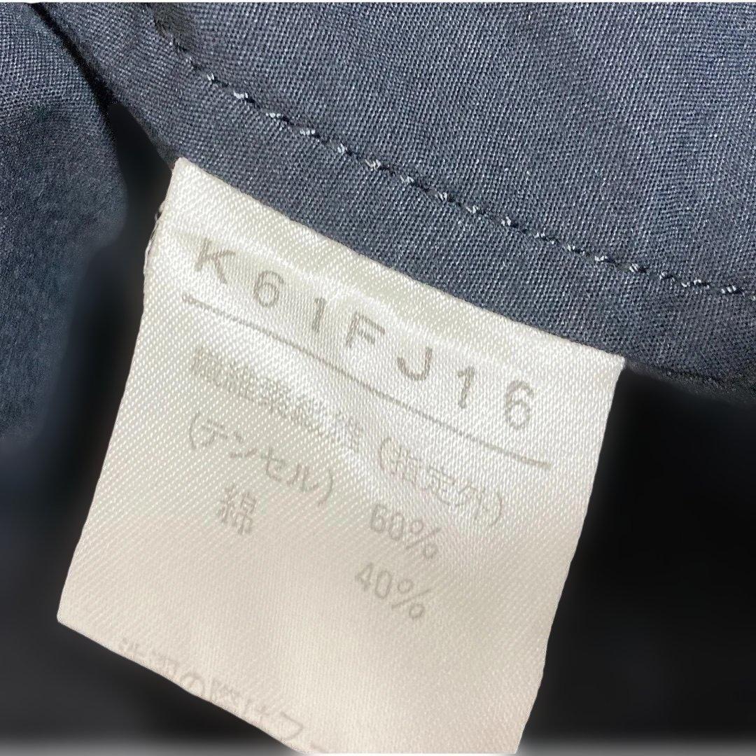 カネコイサオ　ブルゾン　レース　リボン　黒　ピンタック